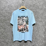 Purple Brand T Shirt Short Sleeve T-shirt Blouse
