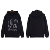 Palm Angle Hoodie Palm Angels Letter Embroidered Logo Hooded Hoodie Coat