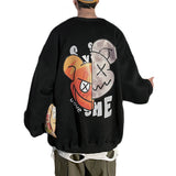 Men Hoodie round-Neck Non-Hoodie Sweater Men's Spring and Autumn Loose Fashion Brand