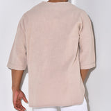 Men T Shirt Men's Top Fashion Casual Loose-Fitting T-shirt