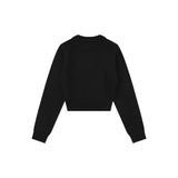 Women Sweater Embroidery Short Sweater Women's Casual round Neck Sweater