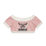 Women T-shirt Short T-shirt Girls Summer Short Sleeve Exposed Navel