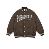 Varsity Jacket Vintage Letter Baseball Uniform Cotton Clothes