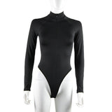 Women Jumpsuit Long Sleeve Zipper Tight Sexy Jumpsuit