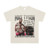 Mike Tyson T Shirt Boxer Retro Short Sleeve
