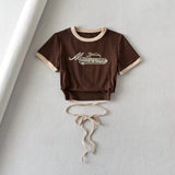 Women T-Shirt Short-Sleeved T-shirt Women's Summer Slim Top
