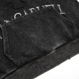 Men Hoodie Worn Looking Washed-out Hooded Sweater Men's Spring and Autumn Loose