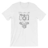 Camera Patent T-Shirt. Premium 100 Soft Cotton