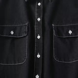 Women T-shirt Fashion Women's Wear Denim Shirt Women Autumn and Winter Loose