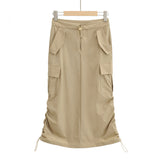 Women Skirt Women's Summer Retro Long Skirt
