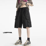 Men Sweatpants Workwear Shorts Men's Summer Loose Casual Pants