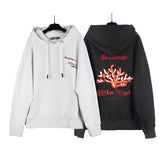 Palm Angle Hoodie Palm Angels Coral Letter Embroidered Hooded Couple