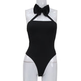 Women Jumpsuit Backless Bodysuit Female