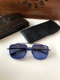 Chrome Hearts Sunglasses Fashion Titanium Large Frame Square Pull Wind Sunglasses