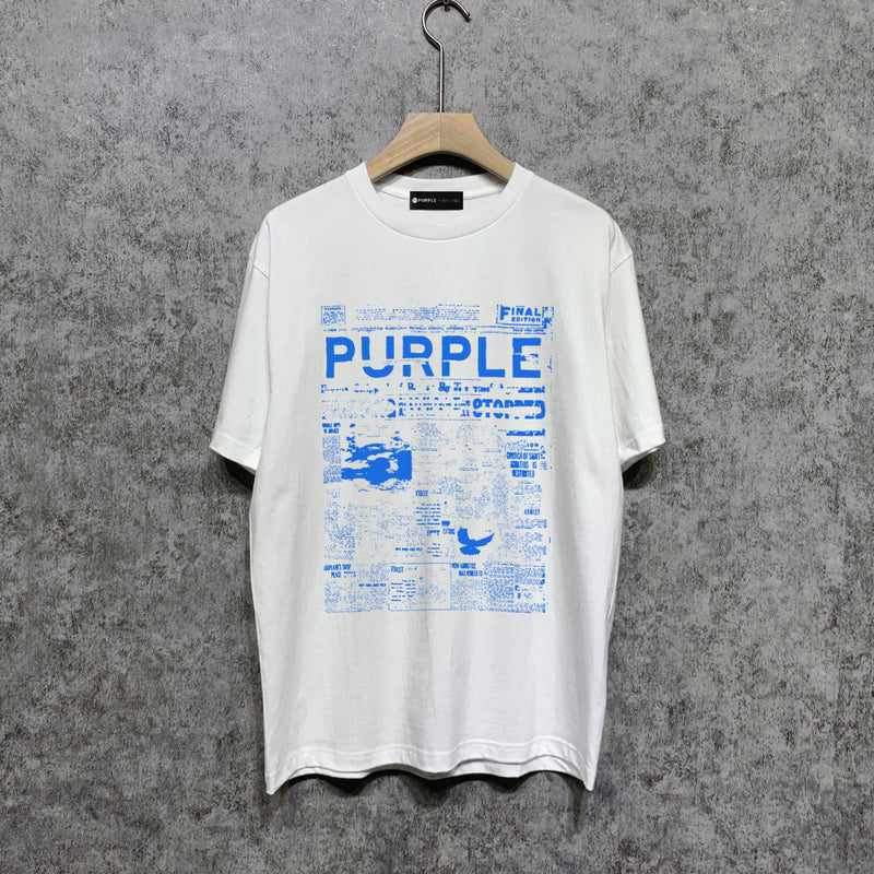 Purple Brand T Shirt Short Sleeve T-shirt Blouse