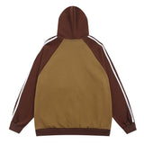 Men Hoodie Hooded Jacket Men's Embroidery Sports Style with Letters Loose