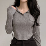Women Long Sleeve Shirt Hooded Top Women's Long Sleeve Autumn and Winter