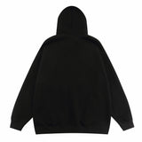 Men Hoodie Sequin Embroidery Five-Pointed Star Hooded Sweater