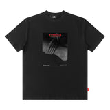 Men's T Shirt Printed Short-Sleeved T-shirt Men's and Women's American Retro Loose