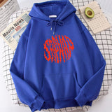 SAPNAP Letter Print Hooded Men Women Creativity Trendy Hoodie