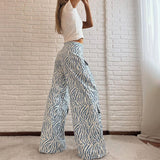 Women Cargo Pants Casual Pants Stitched Camouflage Overalls