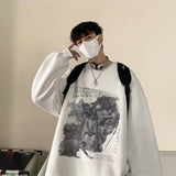 Men Hoodie round Neck Sweater for Men Autumn Boys