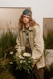 Unisex Jacket Autumn Flower Embroidery Coat Women's Clothing