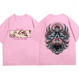 Retro Oversized  Cotton T Shirts Anime Jujutsu Kaisen Ryomen