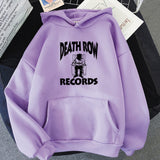DEATH ROW RECORDS Hoodie Men's High Quality Aesthetic
