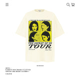 American vintage street T-shirt pure cotton retro men's and women's summer loose