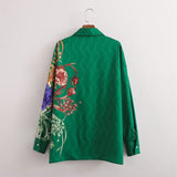 Women T-shirt Fall Women's Clothing Long Sleeve Printed Shirt Loose Top