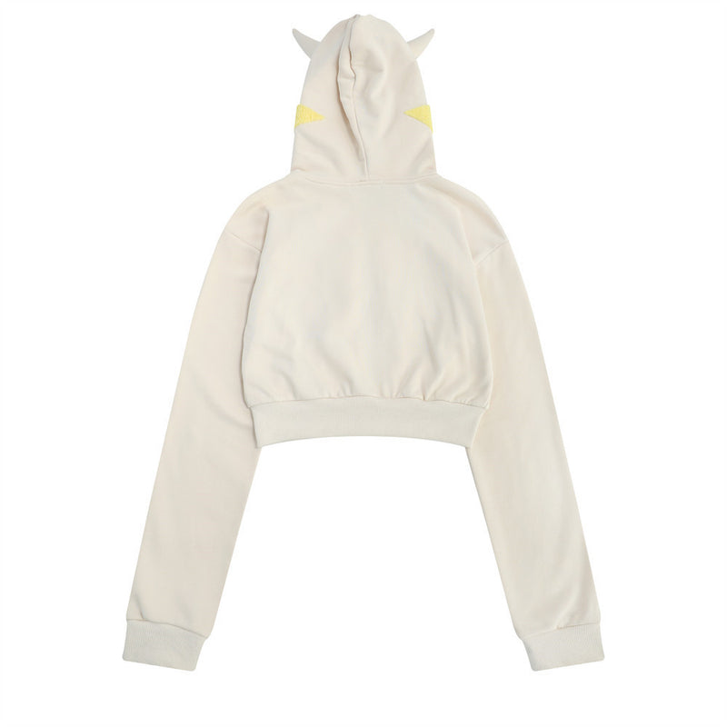 Women Hoodie Cropped Hoodie Women's Casual Jacket