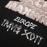Travis Scott T-Shirt Travis Scott 24ssTOUR EUROPE Crew Neck Short Sleeve
