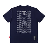 Men T Shirt Vintage Letter Print Short Sleeve T-shirt Men and Women Casual