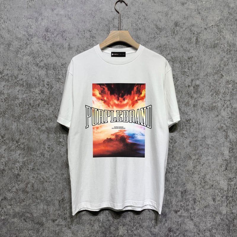 Purple Brand T Shirt Short Sleeve T-shirt Blouse