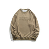 Unisex Hoodie Vintage Coat Men's and Women's Spring and Autumn Loose round Neck Sweater