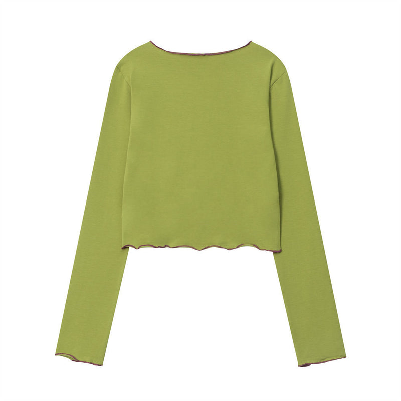 Women Long Sleeve T-Shirt Long Sleeve T-shirt Girls' Spring and Autumn Casual Top