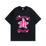 Men T Shirt Fashion Brand Lovers Wild Short-Sleeved T-shirt Men and Women