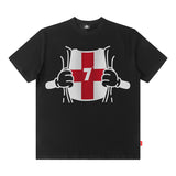 Men T Shirt Spring and Summer Short Sleeve T-shirt Street Style Loose