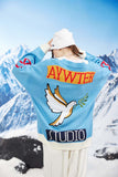 Unisex Jacket Autumn Jacquard Embroidered Cardigan Sweaters Women's Clothing