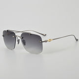 Chrome Hearts Sunglasses Frameless Ultra Light Titanium Pilot Sunglasses