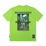 Men T Shirt Men's Short-Sleeved T-shirt American Style Hip Hop Loose