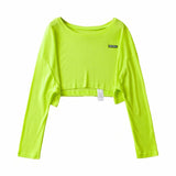 Women T-shirt round Neck Loose Long Sleeves T-shirt Casual Top
