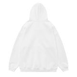 Men Hoodie Graffiti Line Animal Printed Hoodie