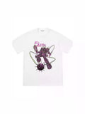 Mens T-shirts 21FW Spikes tee nail print T-shirt cotton bottoming shirt loose