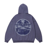 Men Hoodie Cardigan Sweater Men Loose Casual Hooded Coat