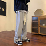 Men Sweatpants Corduroy Pants Men's Autumn and Winter Straight Loose Casual