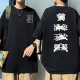 Summer Loose Harajuku Cotton Short Sleeve Japanese Anime