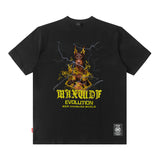 Men T Shirt Printed Fashion Brand Short Sleeve T-shirt Men's and Women's Hip Hop Loose Top