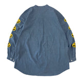 Kapital Jack Kapital Vintage Hida Hehong Japanese Heavy Industry Smiling Face Embroidery Men and Women Loose Denim Shirt Coat